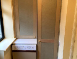 Bespoke utility room storage cupboards in North Hykeham Lincoln by Radial Joinery